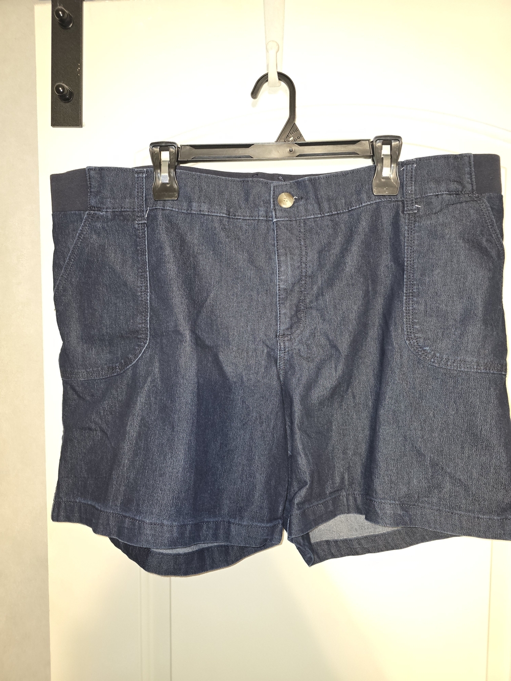 Lee Women's Dark Blue Denim Shorts